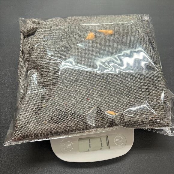 Vintage Modcloth Lined Pockets Heather Gray A-Line Tweed Midi Skirt Womens L - Picture 11 of 11